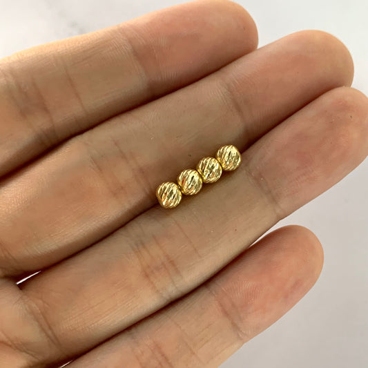 Bola Diamantada 0.22Gr / 5Mm Oro Amarillo L720 18K