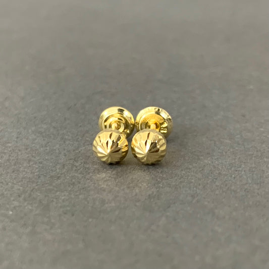 Topos Bola Diamantada 5Mm 0.64Gr / Oro Amarillo L720 18K