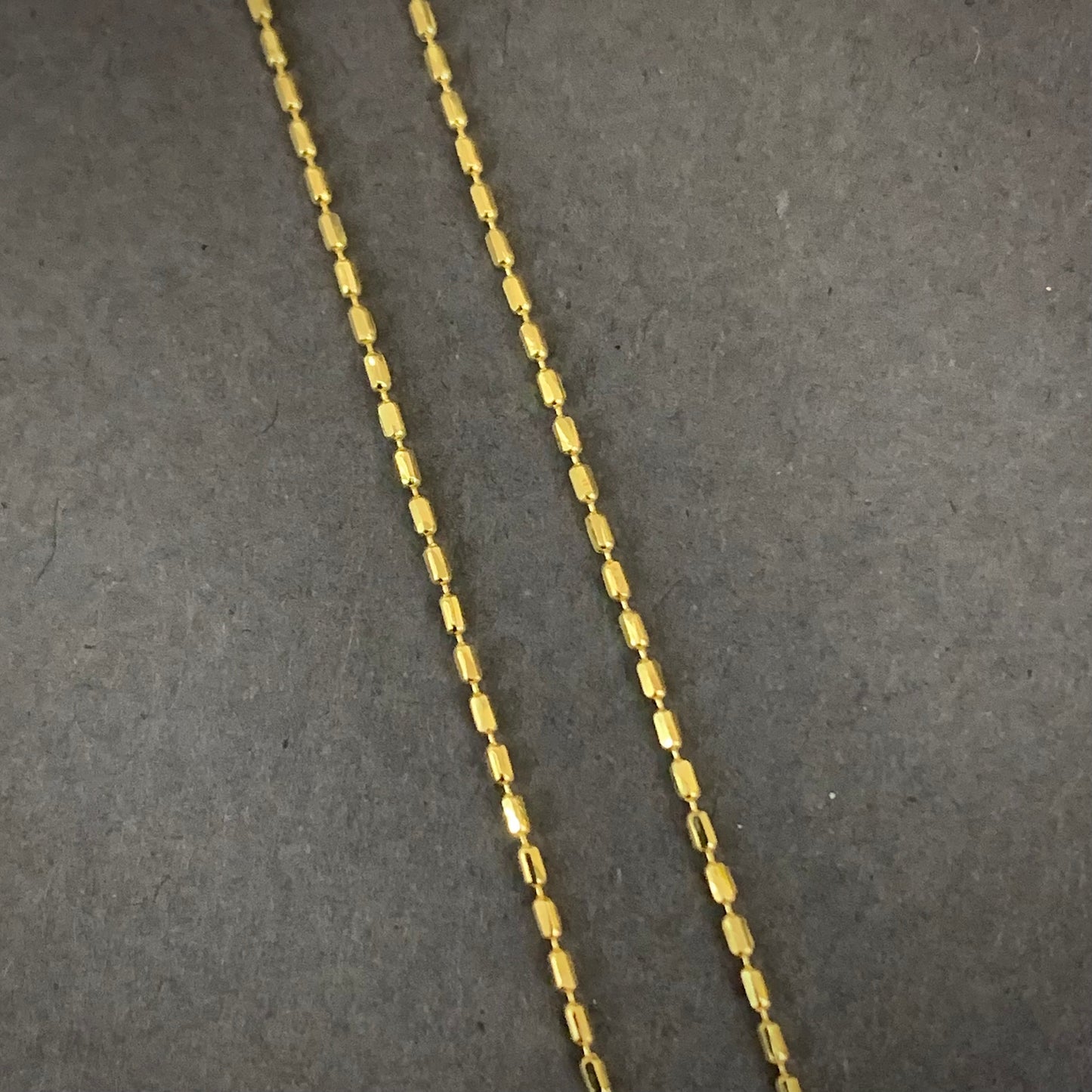 Cadena Canutillo 2.68gr / 60cm / 1.02mm Oro Amarillo L750 +3 18K