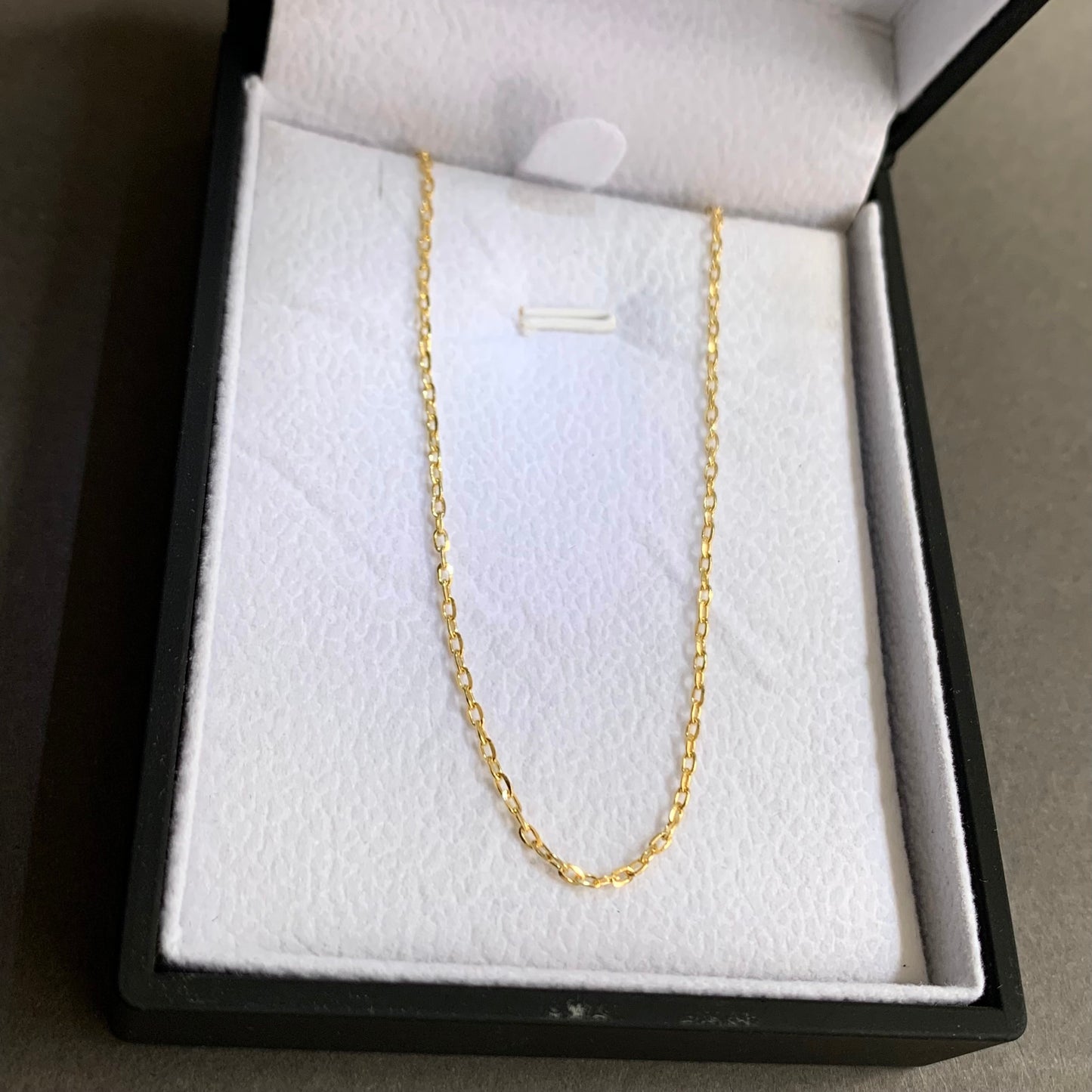 Cadena Lazo 1.64gr / 45cm / 1.65mm Oro Amarillo L750 +2 18K