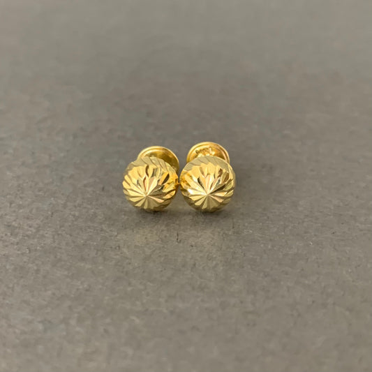 Topos Media Bola 6mm 0.64gr / Oro Amarillo L720 18K