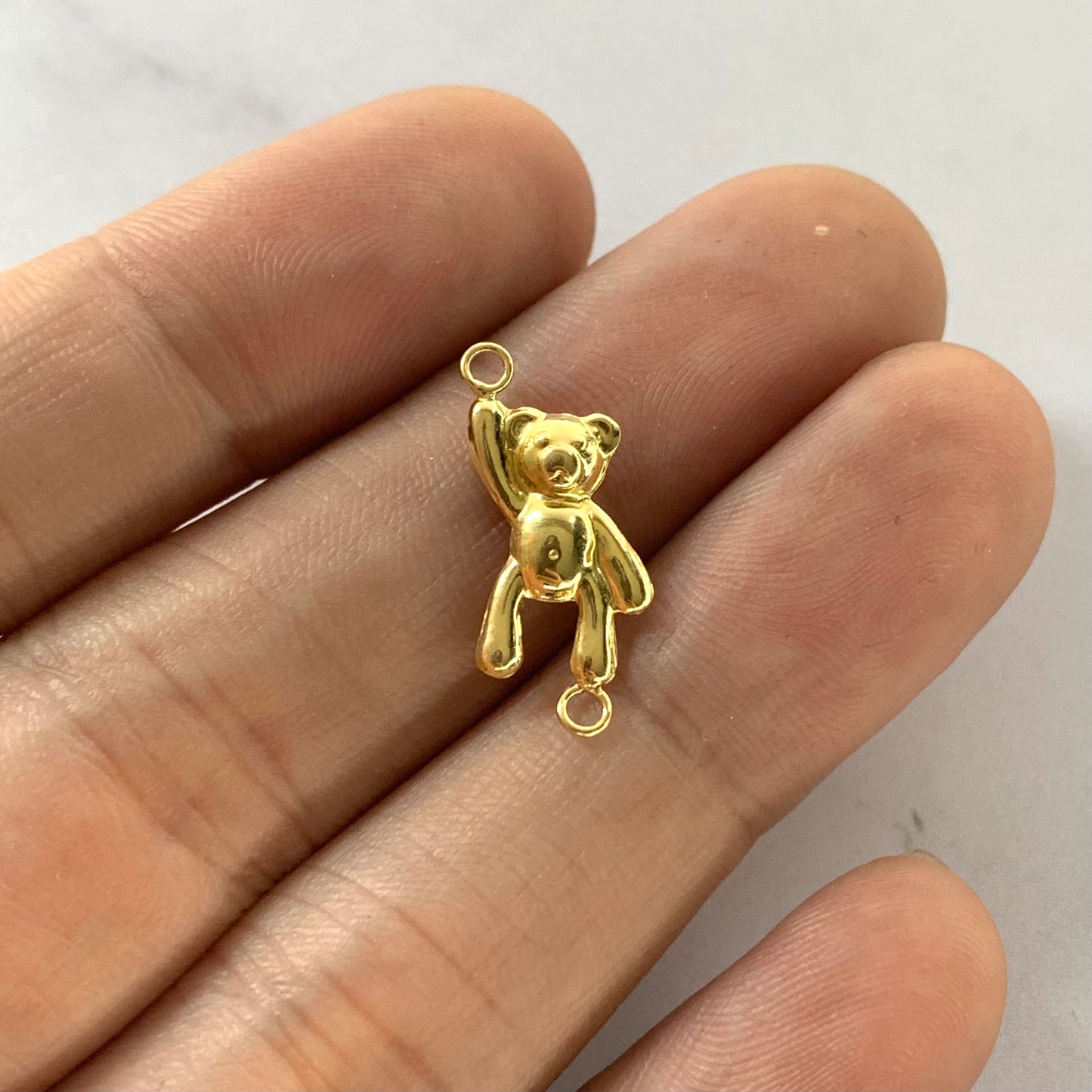 Herraje Oso Mano Alzada 0.91Gr / 25.3Mm Oro Amarillo L720 18K