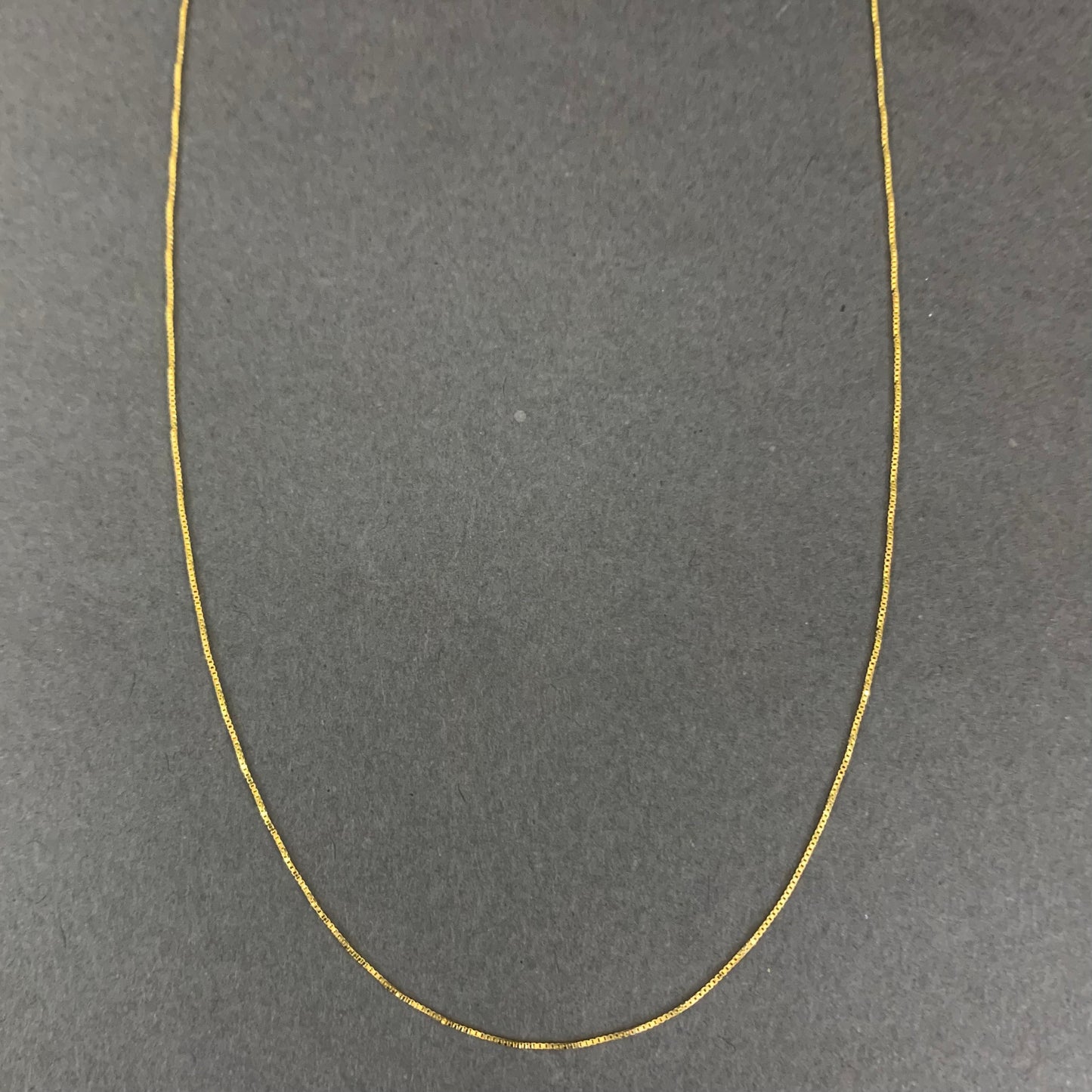 Cadena Veneciana 0.91gr / 40cm / 0.5mm Oro Amarillo L750 +3 18K