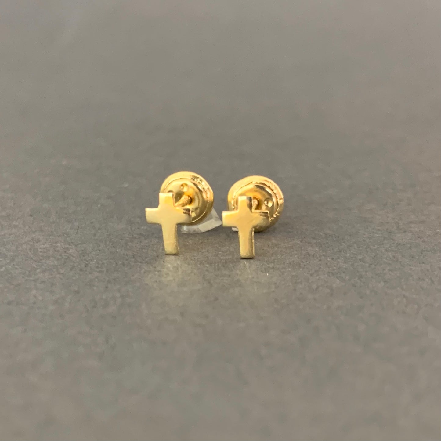 Topos Cruz Lisa 0.58Gr / 5.8Mm Oro Amarillo L720 18K