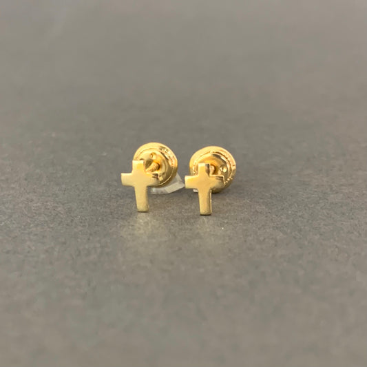Topos Cruz Lisa 0.58Gr / 5.8Mm Oro Amarillo L720 18K