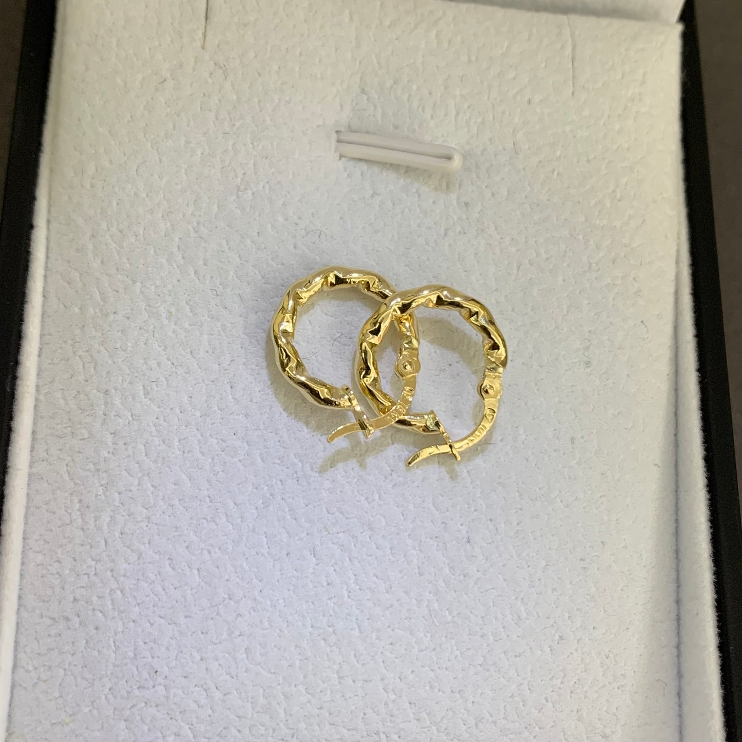 Candongas Entorchada 1gr / 14.9mm Oro Amarillo L720 18K