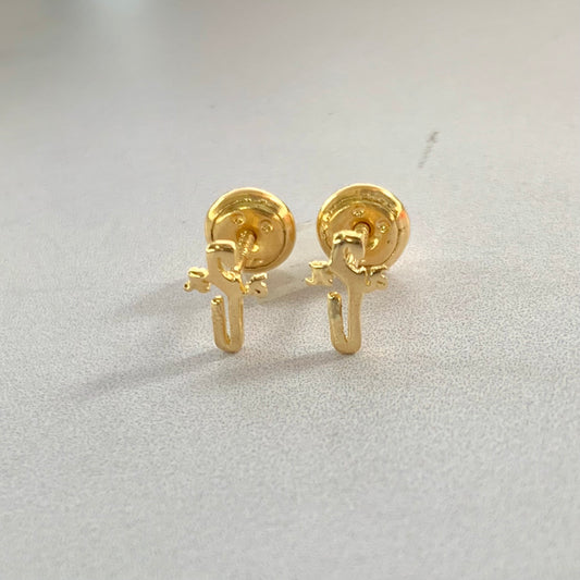 Topos Cruz Jesus 0.6Gr / 6.7Mm Oro Amarillo L720 18K