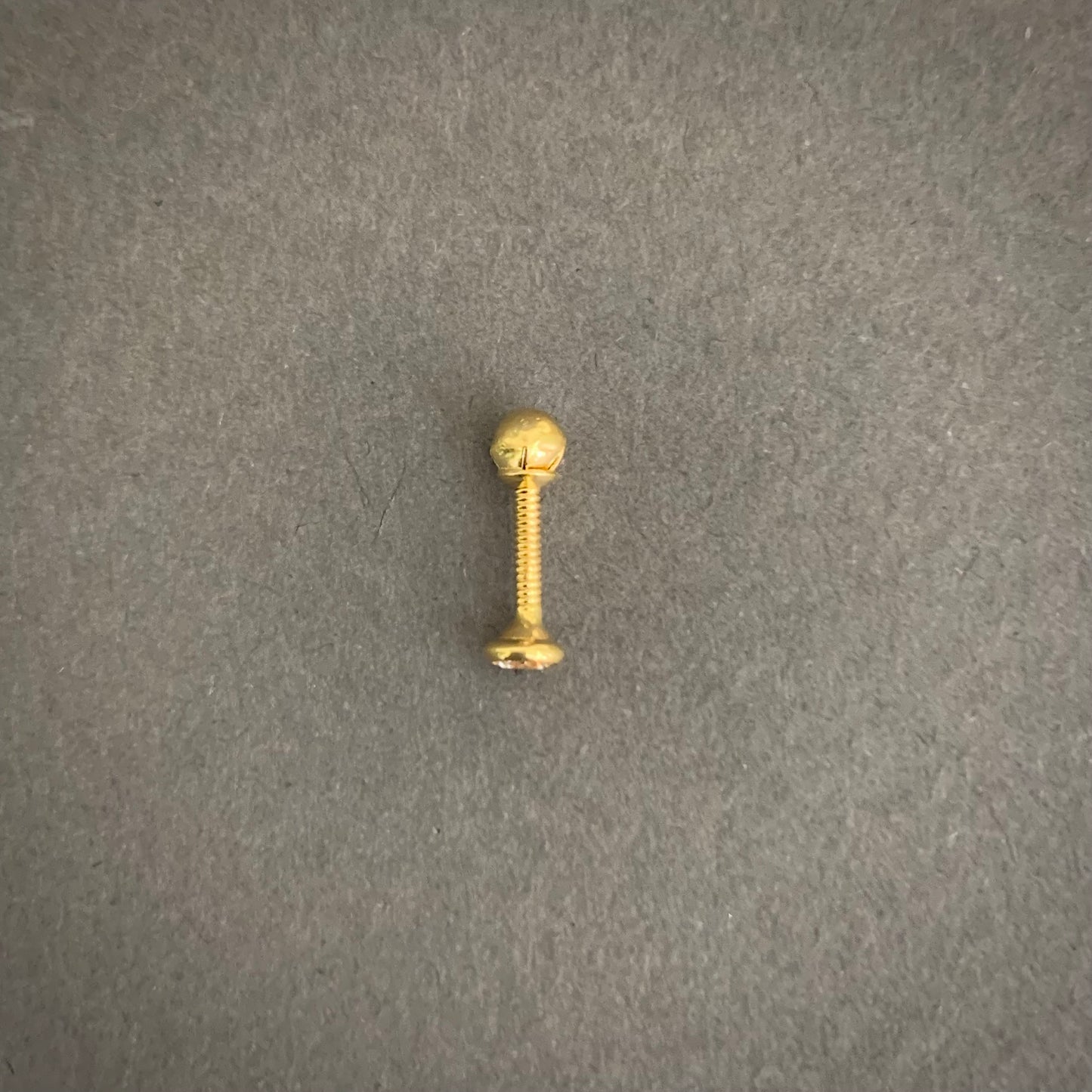 Piercing Circon 0.25gr / Oro Amarillo L720 18K