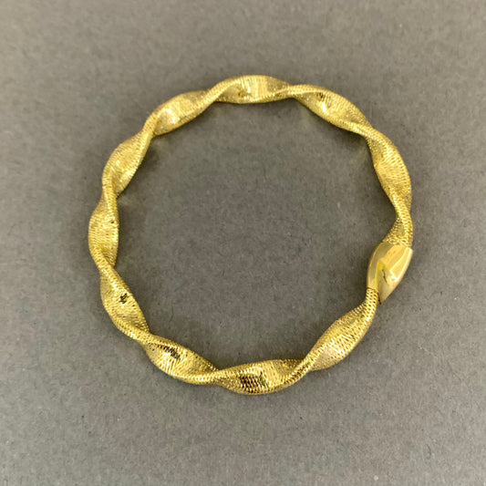 Pulso Aro Resortado Entorchado 1.85gr / 5.7mm / Oro Amarillo L750 +4 18K