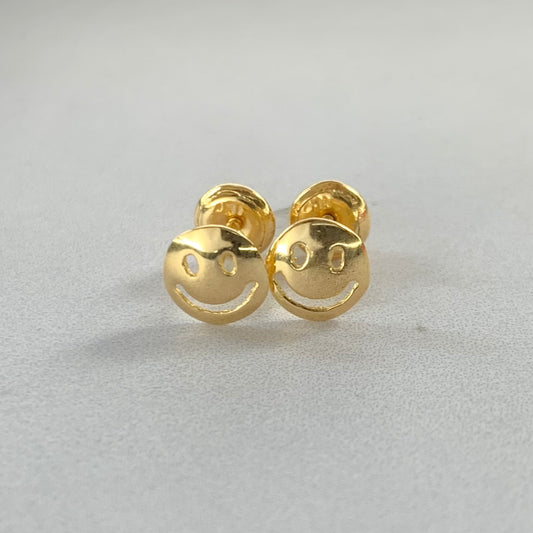 Topos Carita Feliz 0.8Gr / 6.5Mm Oro Amarillo L720 18K