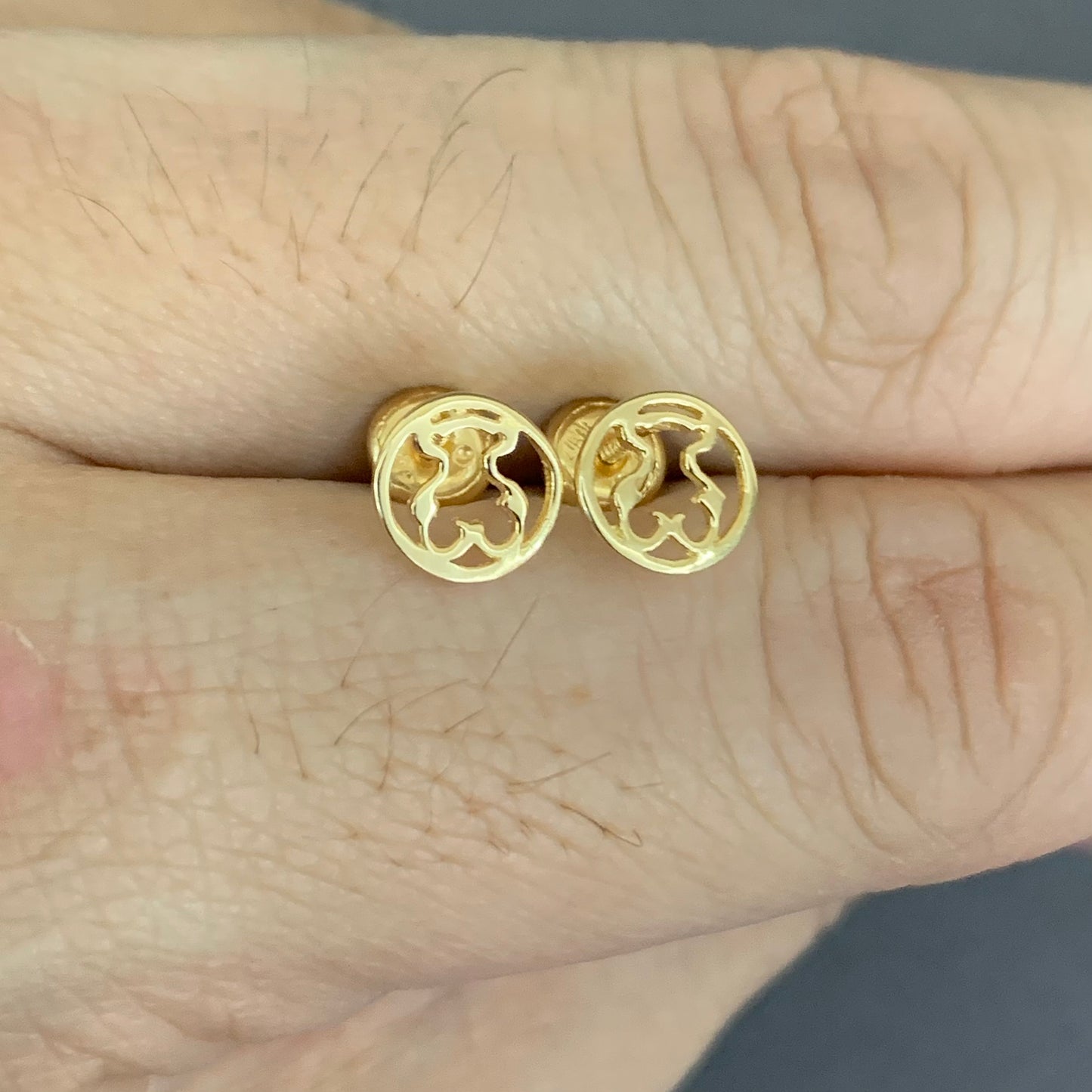 Topos Silueta Redonda Ts 0.88Gr / 7.3Mm Oro Amarillo L720 18K
