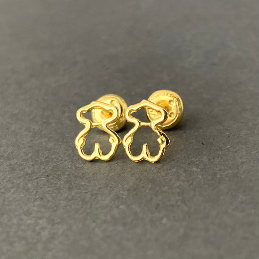 Topos Silueta Oso Ts 0.69Gr / 7.6Mm Oro Amarillo L720 18K