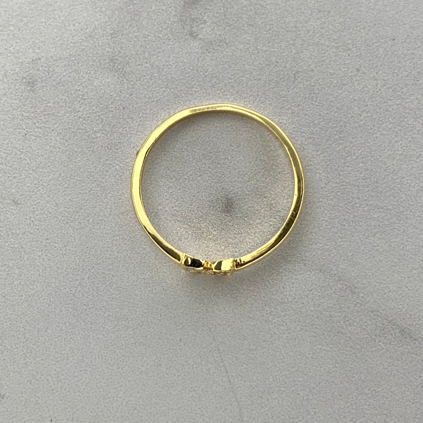 Anillo Mariposa Circones 1.23Gr / T6 / 1.4Mm Oro Amarillo L720 18K