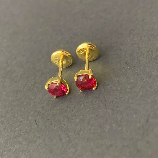 Topos Rubie 93Pts 0.94Gr / 4.5Mm Oro Amarillo L720 18K