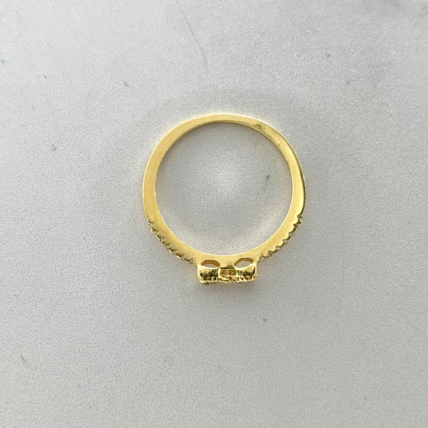 Anillo Moño Circones 1.67Gr / T6 / 1.3Mm Oro Amarillo L720 18K