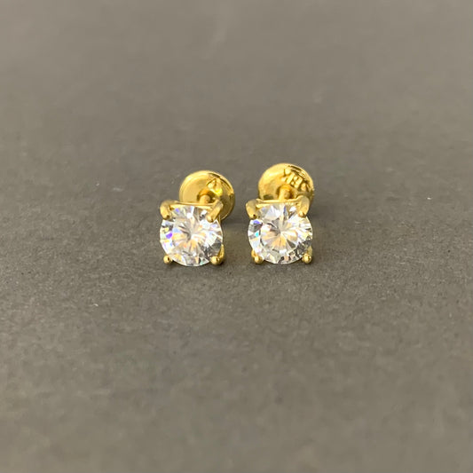 Topos Circon Blanco 1.53Gr / 5.5Mm Oro Amarillo L720 18K