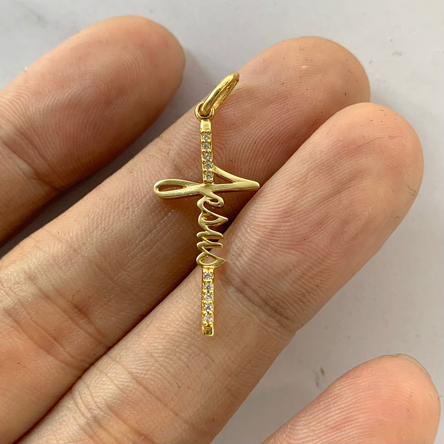 Dije Jesus 1.36Gr / 34.6Mm Oro Amarillo L720 18K