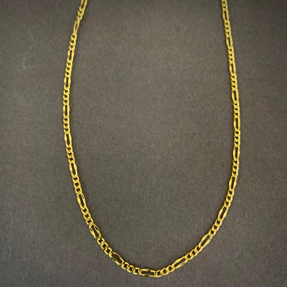 Cadena 3x1 2.7gr / 45cm / 2.4mm Oro Amarillo L750 +0 18K