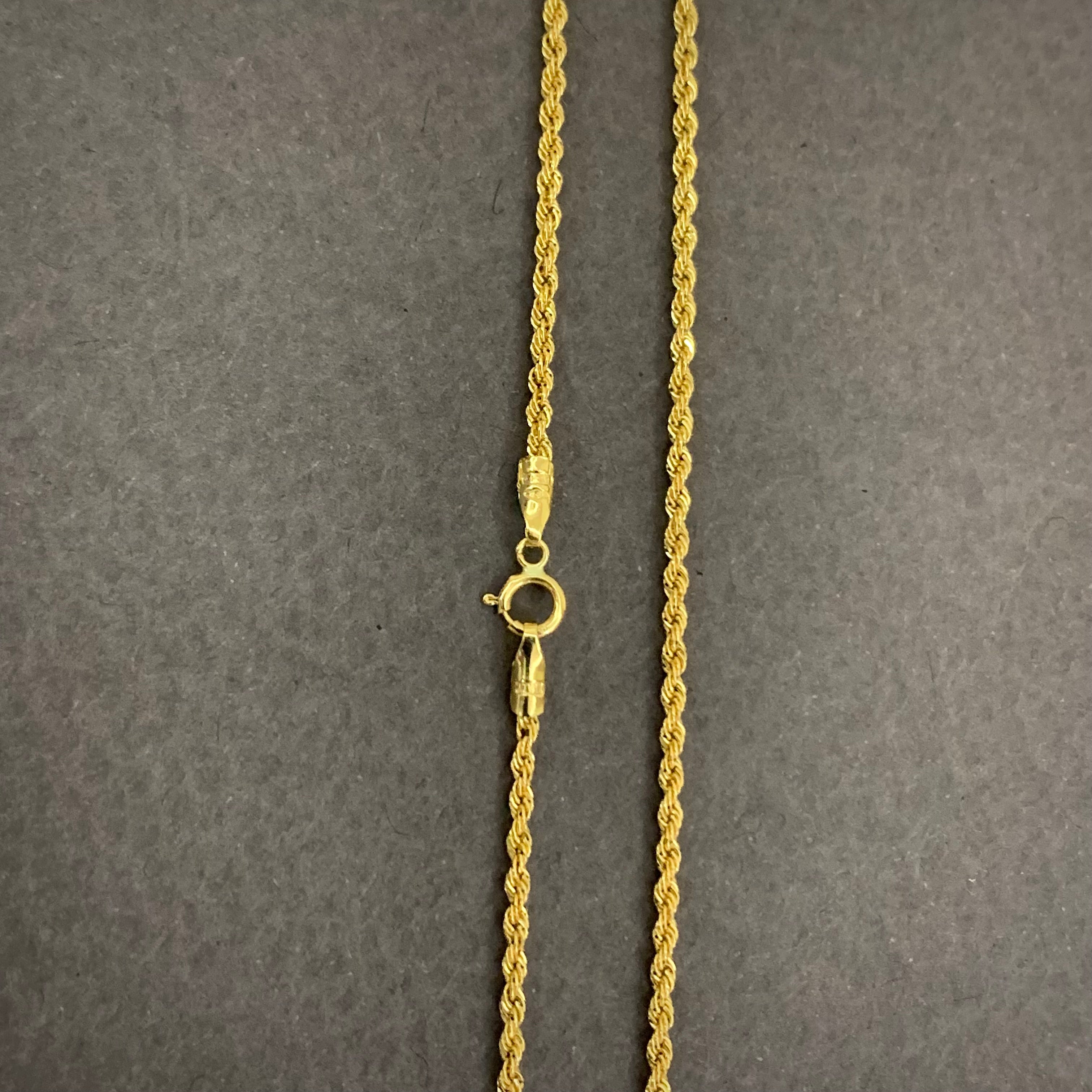 Cadena Lazo 1.63gr / 50cm-1.7mm Oro Amarillo L750 +2 18K