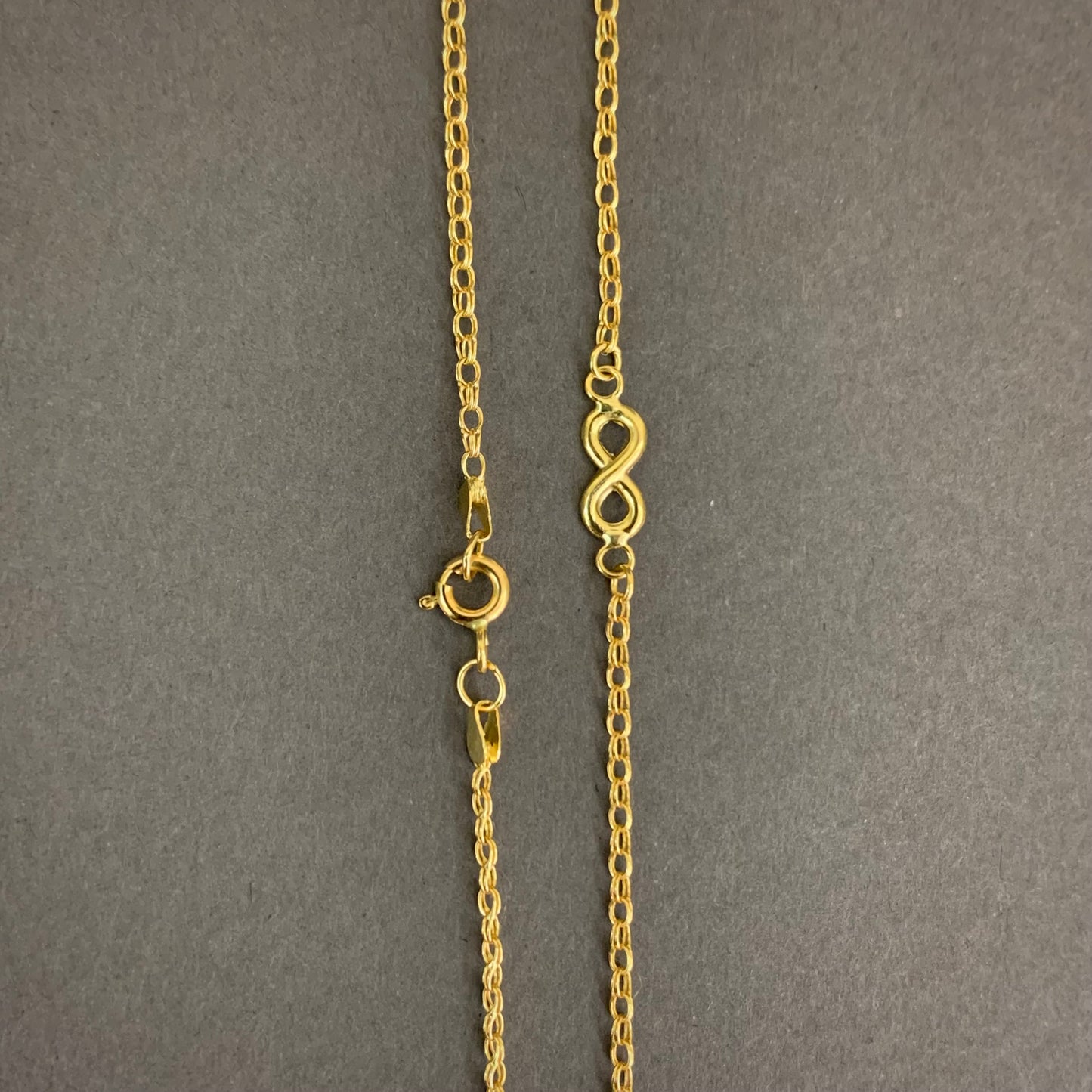 Tobillera Infinito 1.75gr / 26cm / 1.63mm Oro Rosa L720 18K