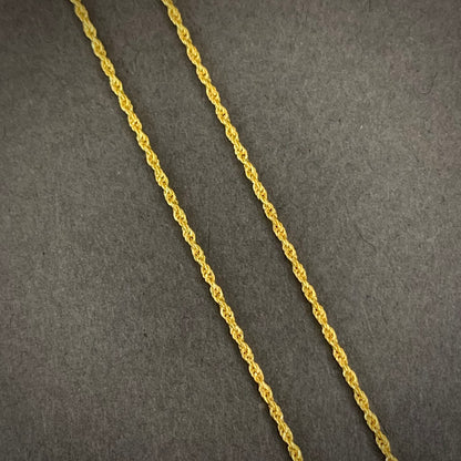 Cadena Lazo 1.1gr / 60cm / 1.24mm Oro Amarillo L750 +3 18K
