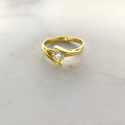 Anillo Solitario 2.65Gr / T6 1/4 / 2.7Mm Oro Amarillo L720 18K