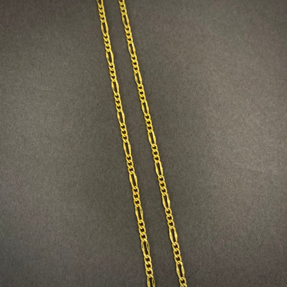 Cadena 3x1 2.7gr / 45cm / 2.4mm Oro Amarillo L750 +0 18K
