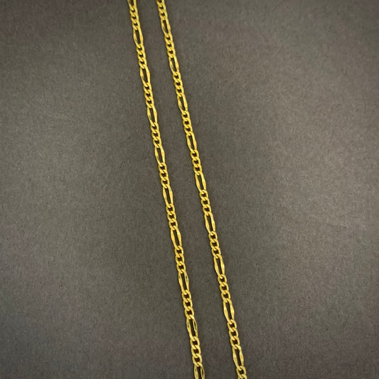 Cadena 3x1 2.7gr / 45cm / 2.4mm Oro Amarillo L750 +0 18K