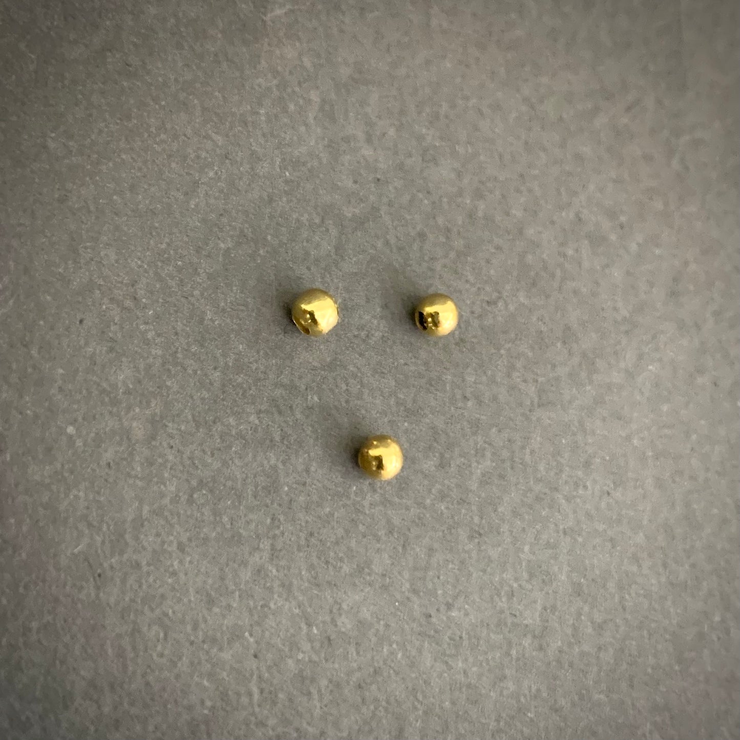 Bola 3mm Lisa 0.04gr / Oro Amarillo L720 18K