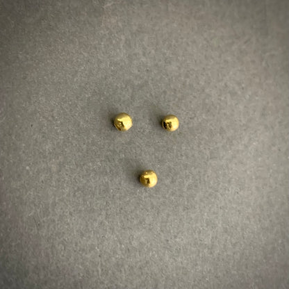 Bola 3mm Lisa 0.04gr / Oro Amarillo L720 18K