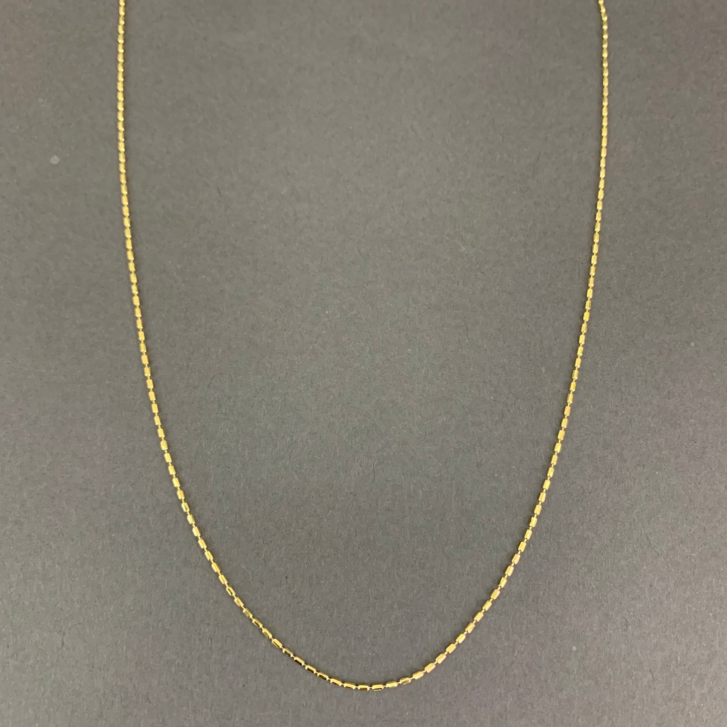 Cadena Canutillo 2.68gr / 60cm / 1.02mm Oro Amarillo L750 +3 18K