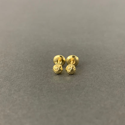 Topos Bola Diamantada 4Mm 0.53Gr / Oro Amarillo L720 18K