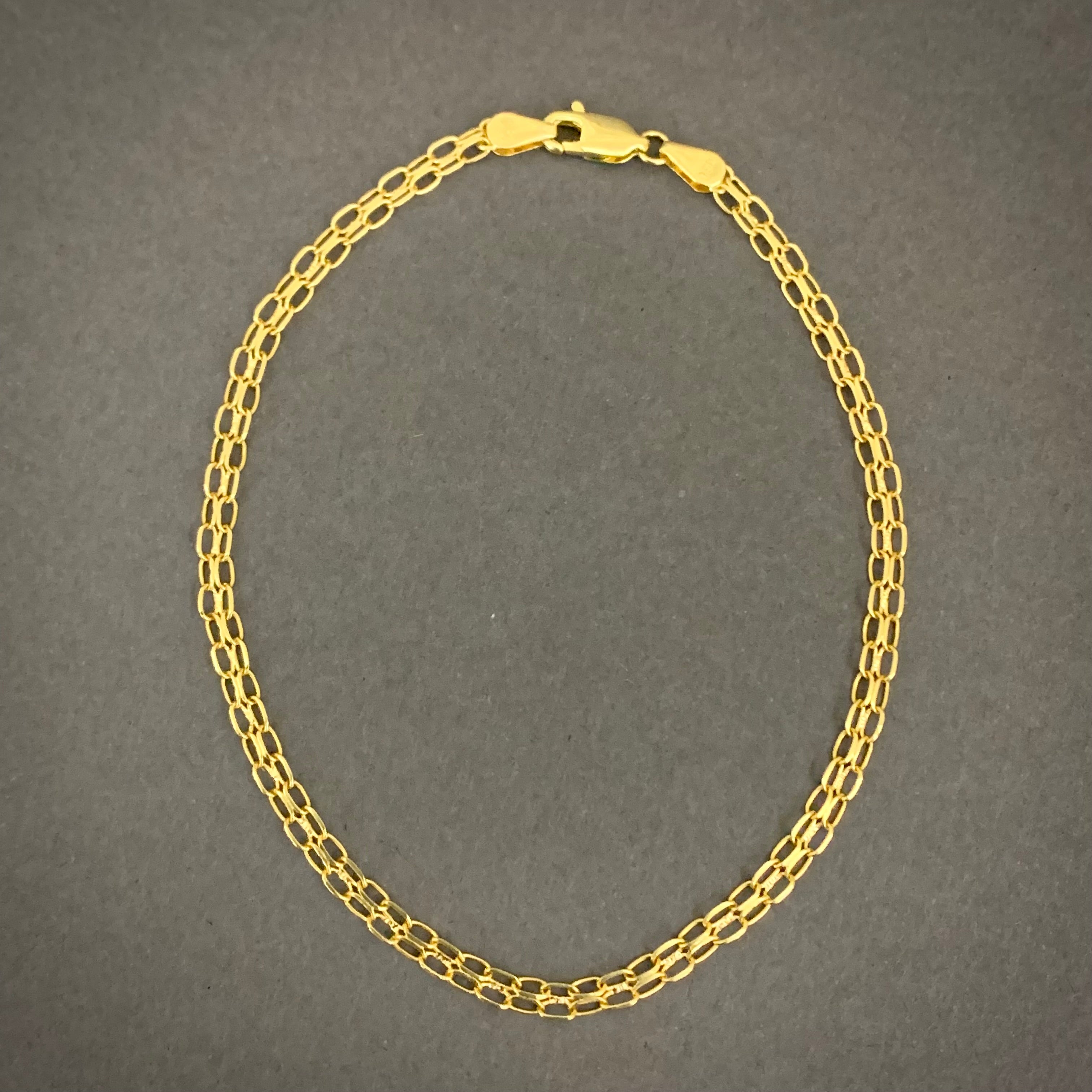Pulso Chino 2.52gr / 21cm / 3.12mm Oro Amarillo L750 +1 18K