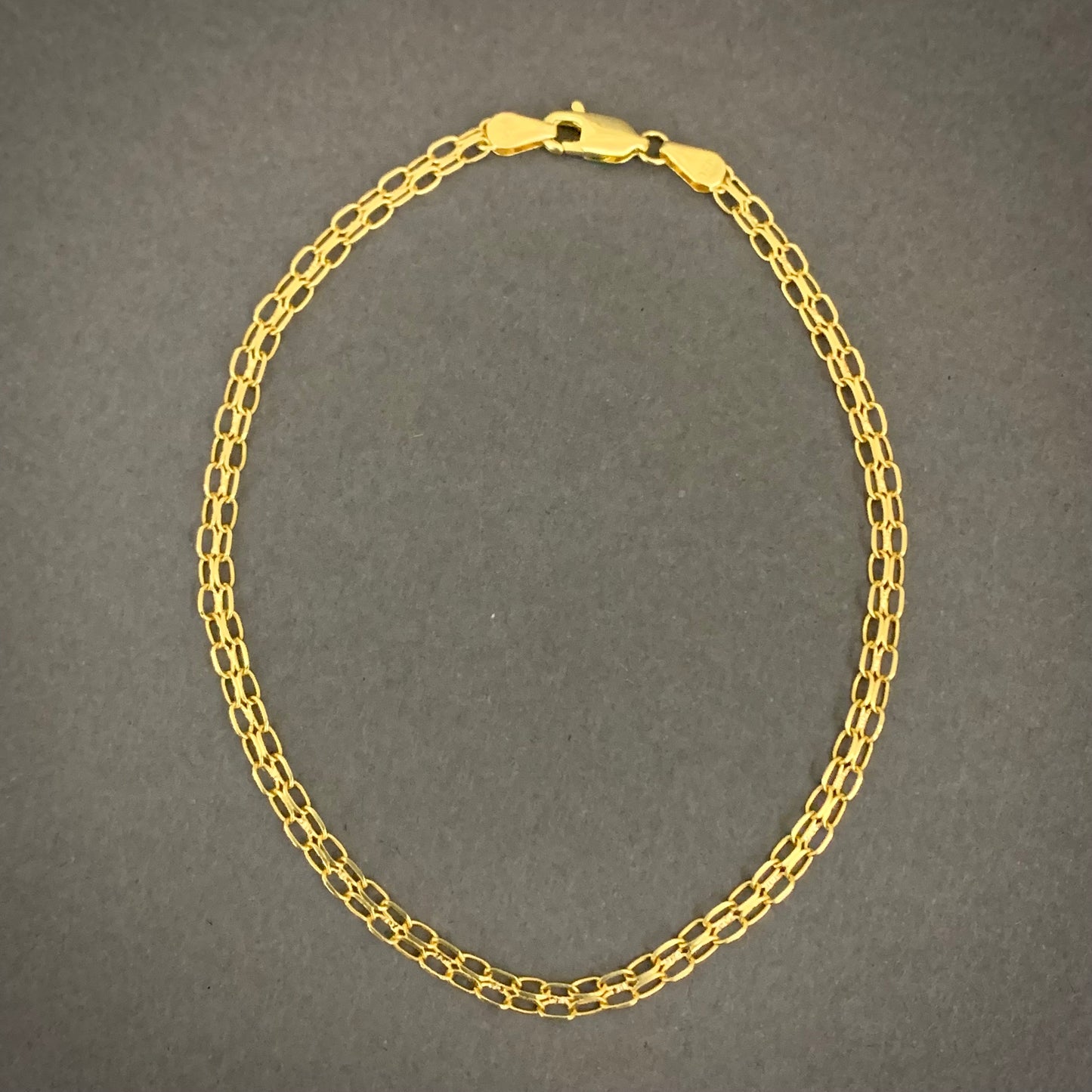 Pulso Chino 2.52gr / 21cm / 3.12mm Oro Amarillo L750 +1 18K
