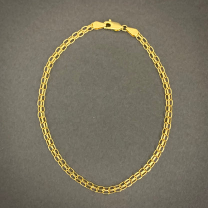 Pulso Chino 2.52gr / 21cm / 3.12mm Oro Amarillo L750 +1 18K