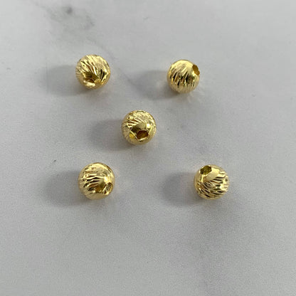 Bola Diamantada 0.6Gr / 8Mm Oro Amarillo L720 18K