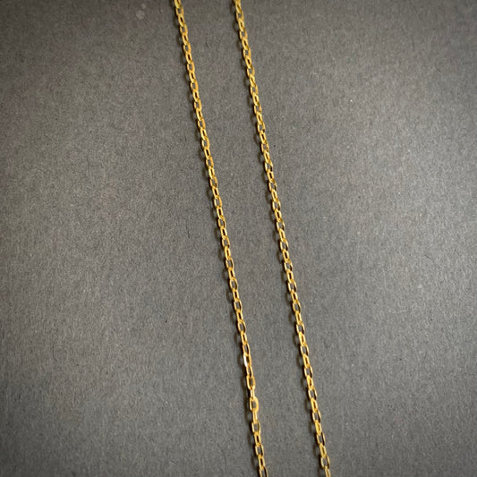 Cadena Lazo 1.64gr / 45cm / 1.65mm Oro Amarillo L750 +2 18K