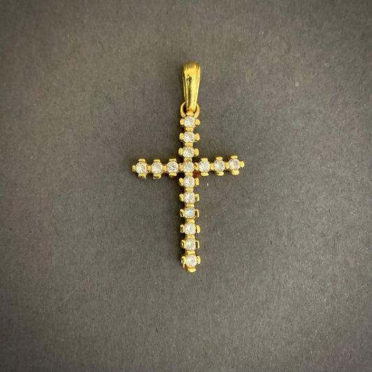 Dije Cruz Circones 1.67gr / 2.9cm / Oro Amarillo L720 18K