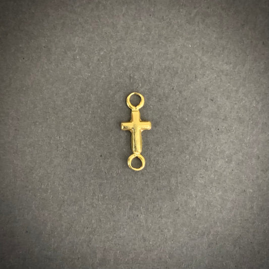Herraje Cruz 0.2gr / 1.3cm / Oro Amarillo L720 18K