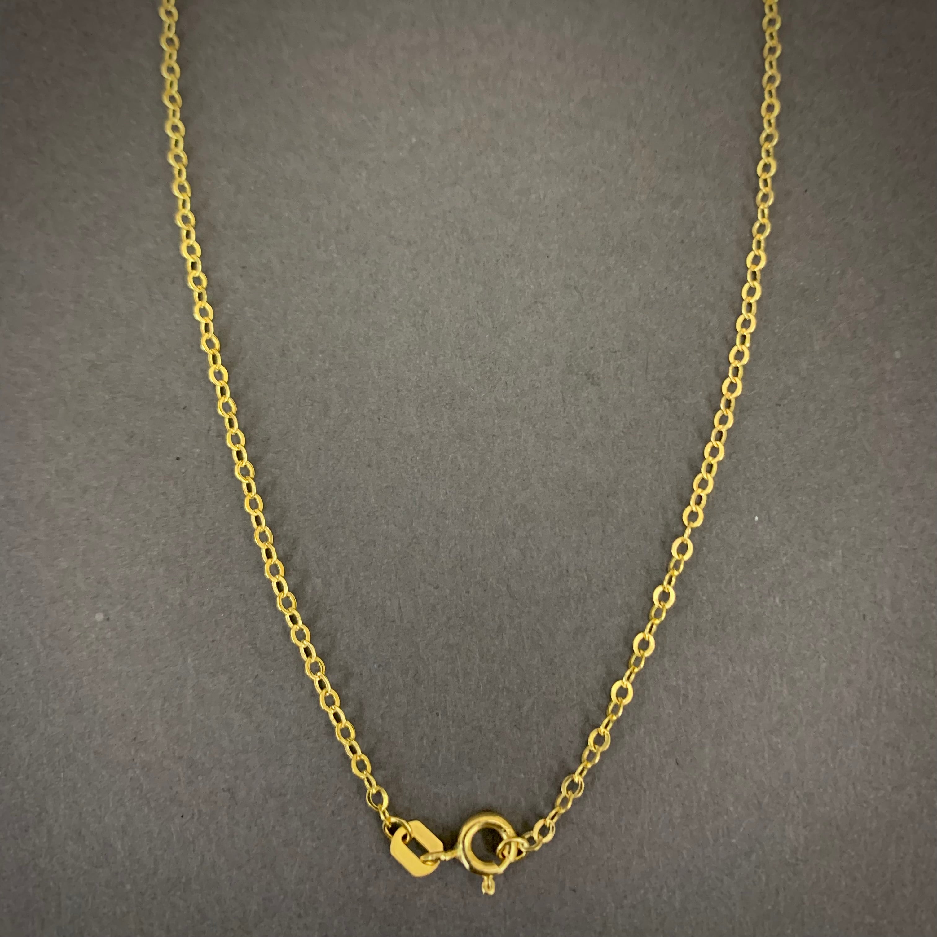 Cadena Roll On 1gr / 50cm / 1.63mm Oro Amarillo L750 +1 18K