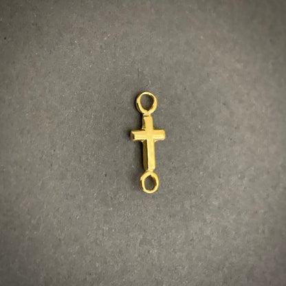 Herraje Cruz 0.2gr / 1.3cm / Oro Amarillo L720 18K