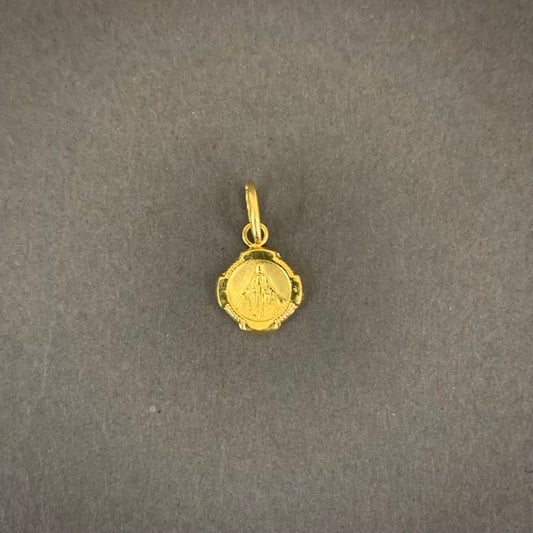 Dije Virgen Milagrosa 0.55gr / 1.4cm / Oro Amarillo L720 18K
