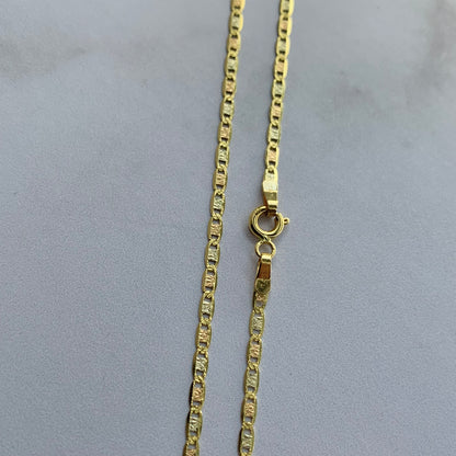 Cadena Plana 3.33Gr / 45Cm / 2Mm Tres Oros L750 +3 18K
