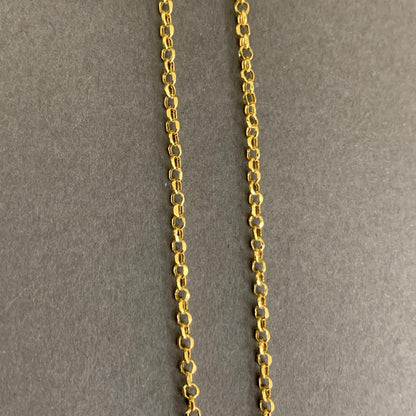 Cadena Roll On 2.26gr / 50cm / 2.3mm Oro Amarillo L750 +2 18K