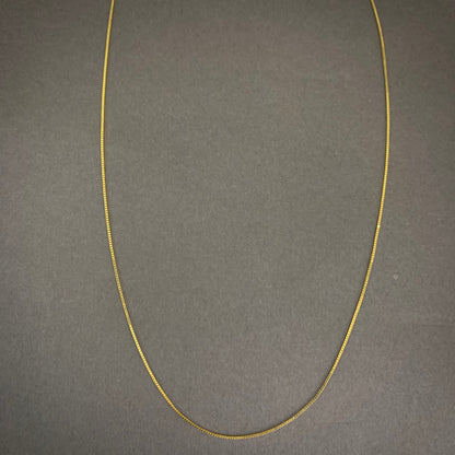Cadena Veneciana 1.4gr / 50cm / 0.65mm Oro Amarillo L750 +1 18K