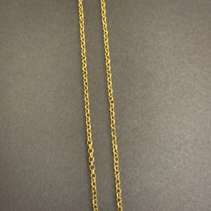 Cadena Roll On 2.26gr / 50cm / 2.3mm Oro Amarillo L750 +2 18K