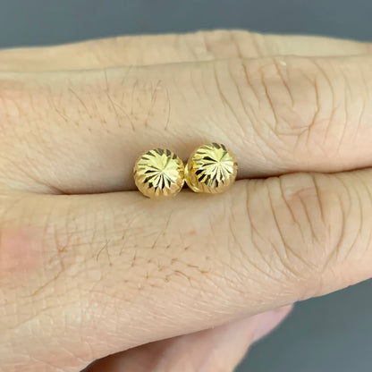 Topos Media Bola 6mm 0.64gr / Oro Amarillo L720 18K