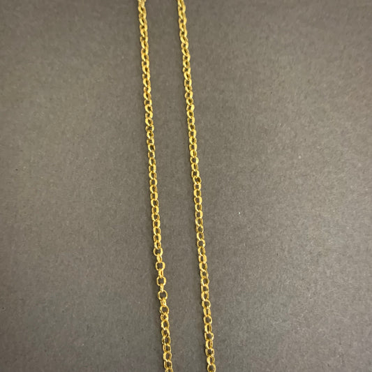 Cadena Roll On 2.01gr / 45cm / 2.3mm Oro Amarillo L750 +2 18K