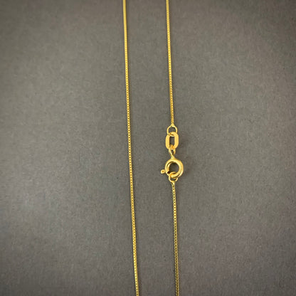 Cadena Veneciana 1.4gr / 50cm / 0.65mm Oro Amarillo L750 +1 18K