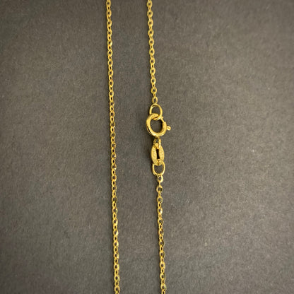 Cadena Aro Seguido 1.57gr / 50cm / 1.27mm Oro Amarillo L750 +1 18K